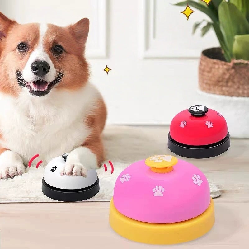Pet Training Bell for Cats and Dogs Fun Interactive IQ Toy Feeding Bell for Smart Pets