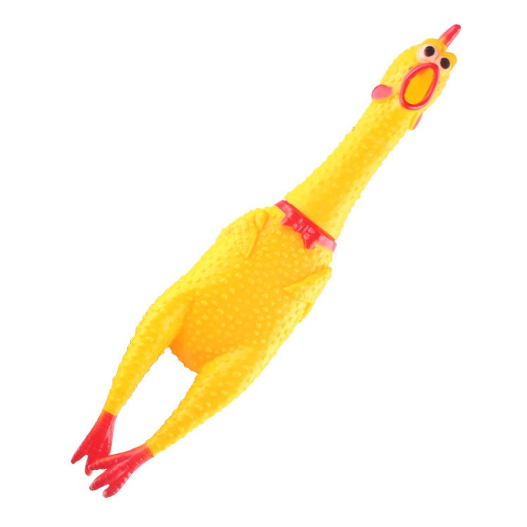 Screaming Chicken Pet Toy Funny Squeaky Chew Toy for Dogs and Cats Durable Bite-Resistant Stress Relief Toy